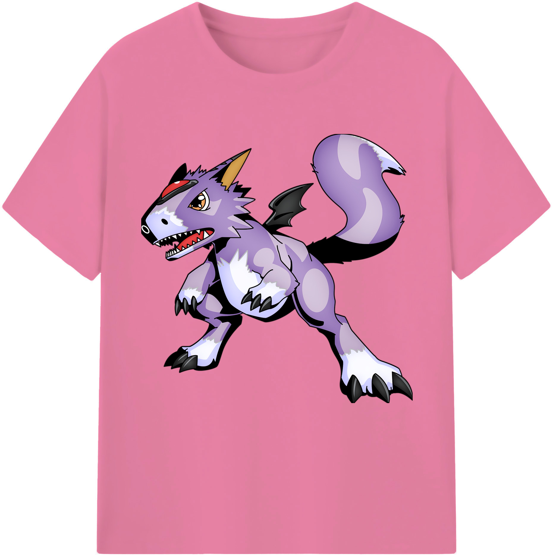 （画像用） Digimon デジタルモンスター/デジモン 綿100％半袖Tシャツ（フロントプリント）